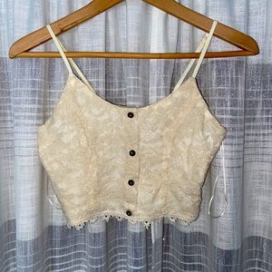 Paper Crane Lace Crop Top size Small